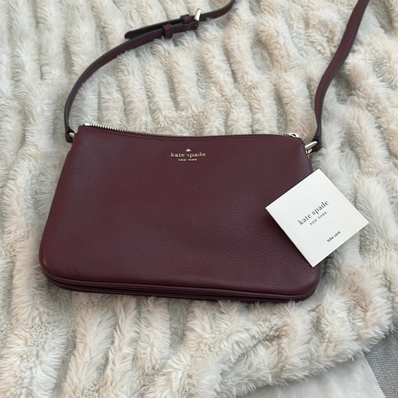 kate spade Handbags - Kate Spade maroon cross body BRAND NEW